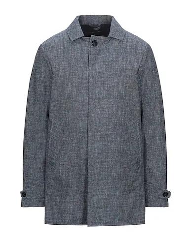 Slate blue Techno fabric Full-length jacket