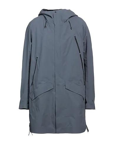Slate blue Techno fabric Full-length jacket