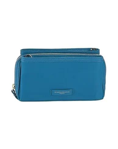 Slate blue Techno fabric Handbag