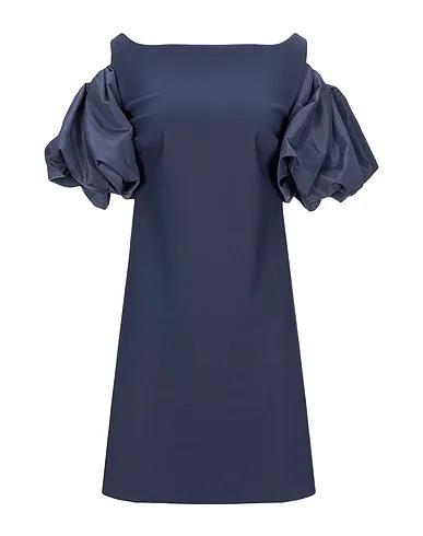 Slate blue Techno fabric Short dress