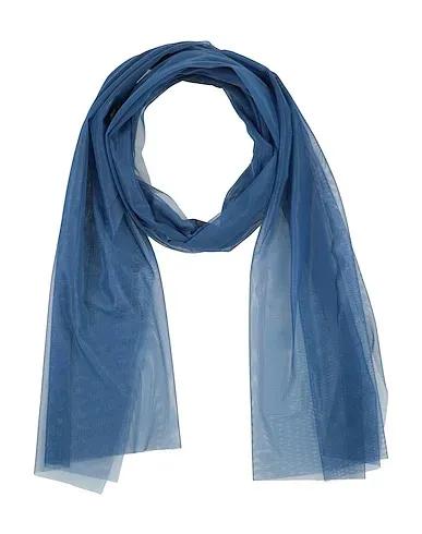 Slate blue Tulle Scarves and foulards