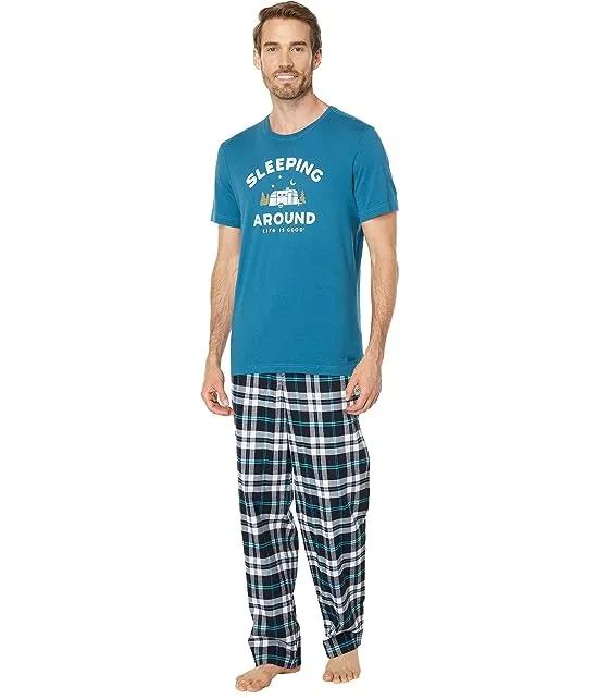 Sleeping Around Classic Pajama set