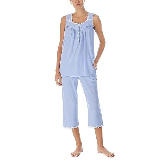 Sleeveless Capris Pajama Set
