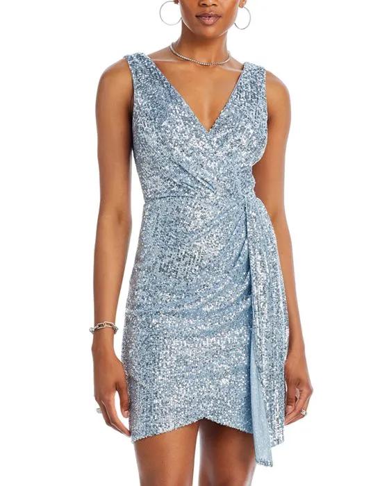 Sleeveless Sequin Bodycon Dress