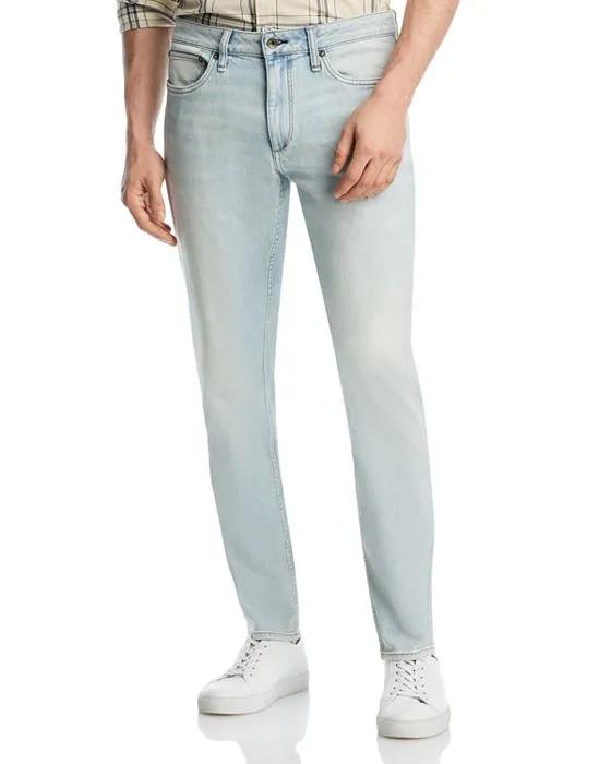 Slim Athletic Authentic Stretch Slim Fit Jeans in Rookery Blue