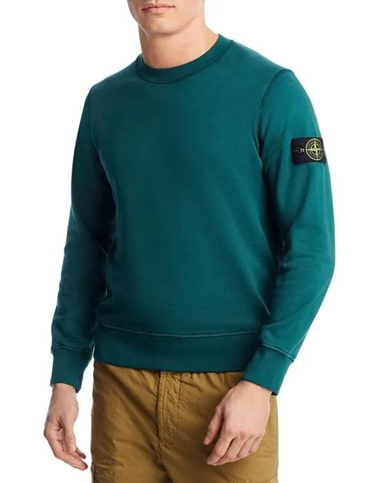 Slim Fit Crewneck Sweater With Sleeve Detail