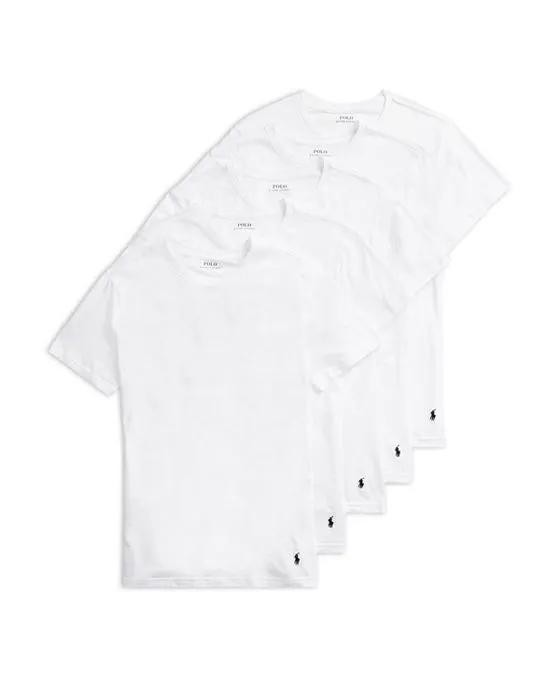 Slim Fit Crewneck Undershirt, Pack of 5