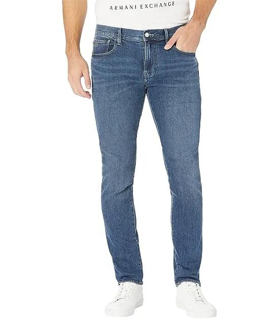 Slim Fit Five-Pocket Jeans