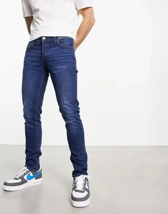 slim fit jeans in dark blue