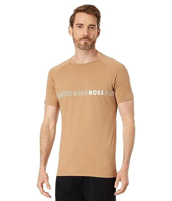 Slim Fit Repeating Logo Short Sleeve T-Shirt