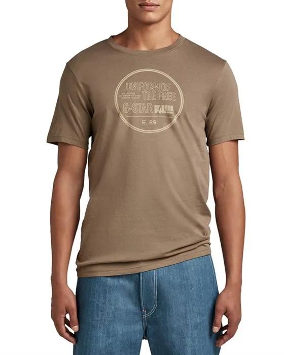 Slim Fit Short Sleeve Logo Graphic Tee