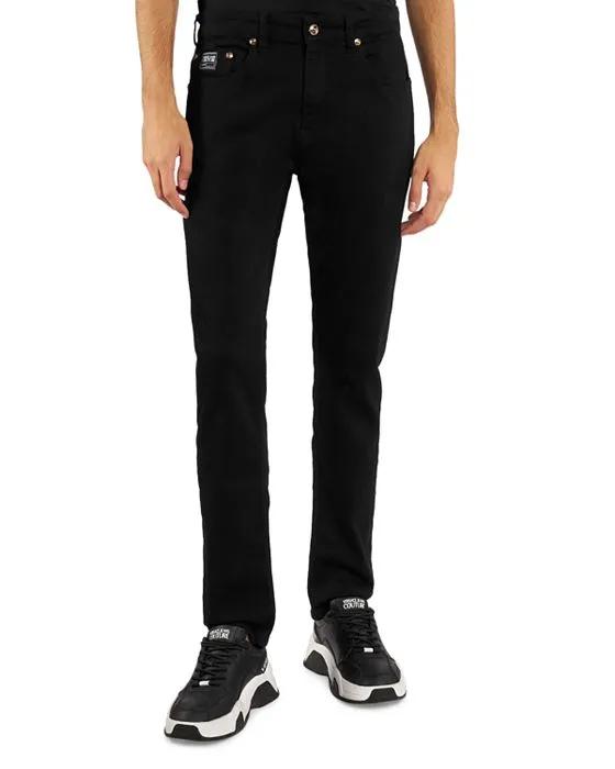 Slim Fit Stretch Jeans in Black