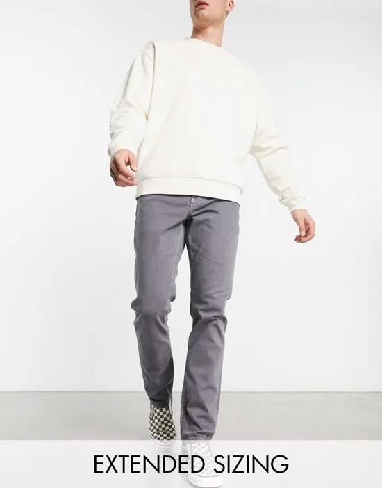 slim jeans in vintage gray