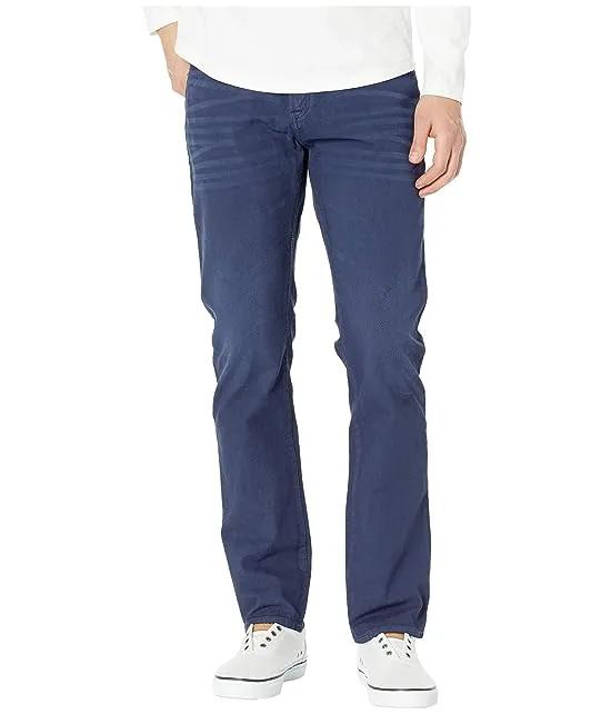 Slim Straight Five-Pocket Jeans in Club Navy