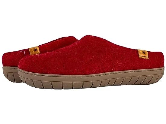 Slipper with Rubber Sole