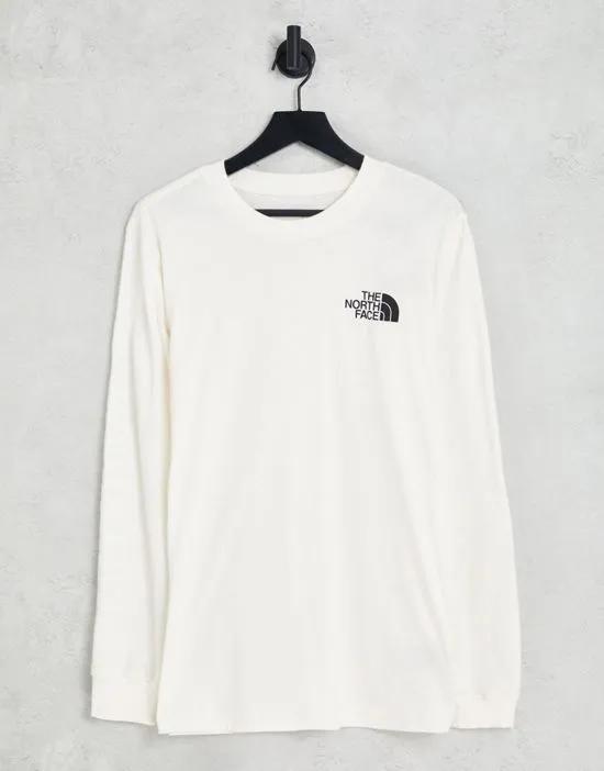 Small Logo long sleeve t-shirt in white
