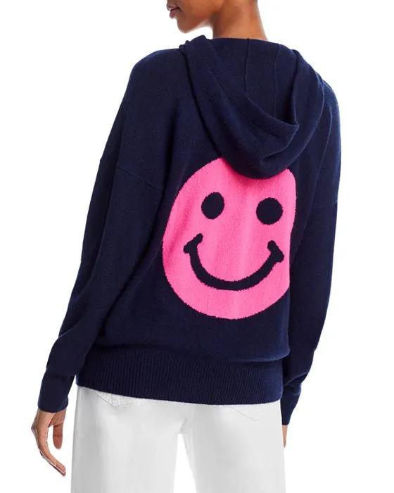 Smiley Intarsia Cashmere Hoodie - 100% Exclusive