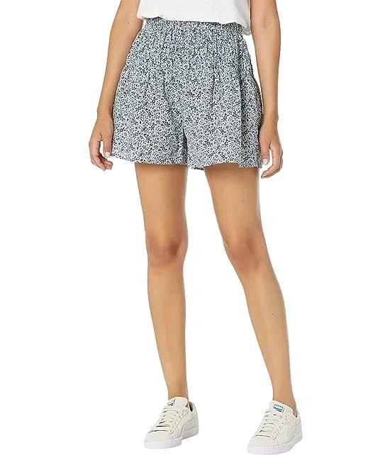 Smocked Pull-On Shorts in Florentine Floral