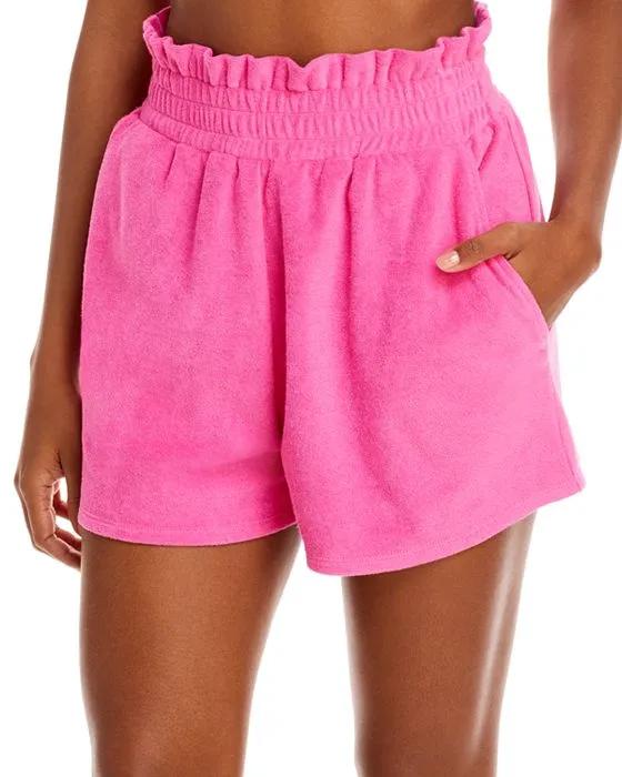 Smocked Terrycloth Shorts - 100% Exclusive