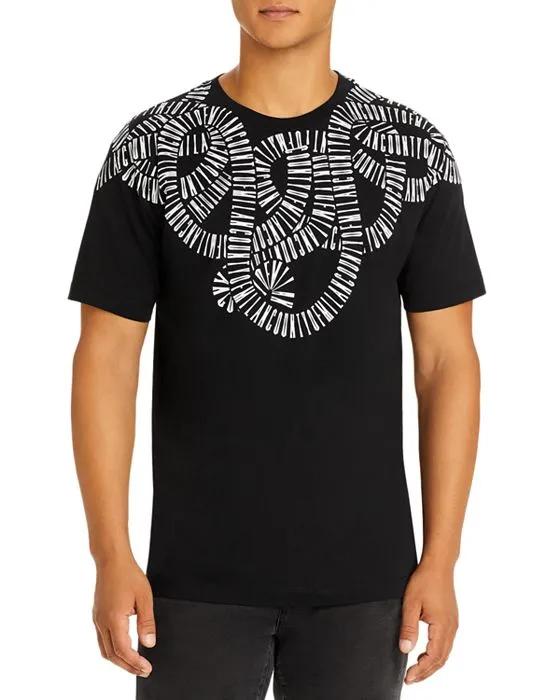 Snake Wings Cotton Graphic Tee