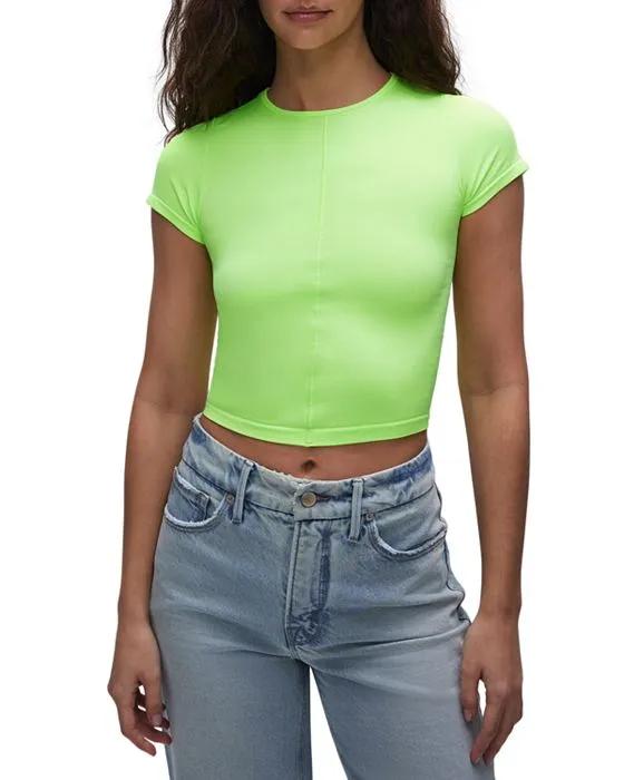So Soft Sculpted Cropped Tee