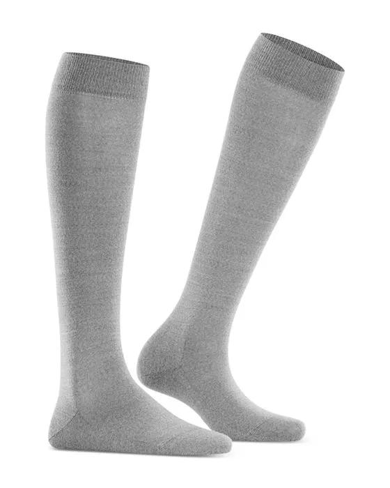 Soft Merino Wool Blend Knee-High Socks