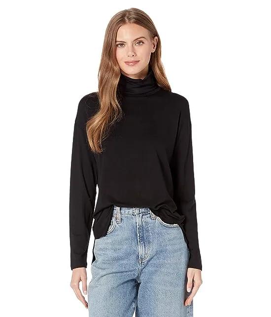 Soft Touch Long Sleeve Semi Relaxed Turtleneck