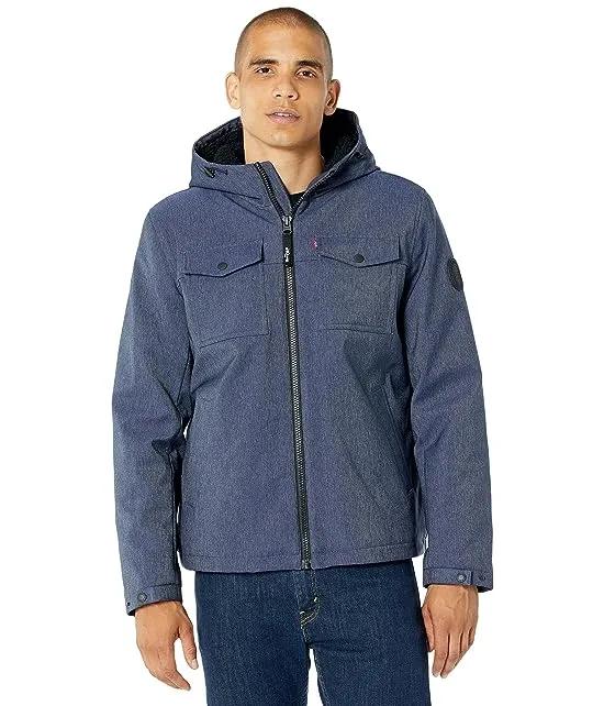 Softshell with Sherpa Lining and Hood