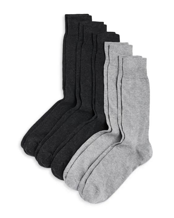 Solid Crew Socks, Pack of 5 - 100% Exclusive