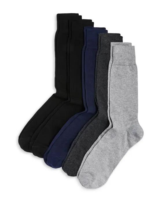 Solid Crew Socks, Pack of 5 - 100% Exclusive  