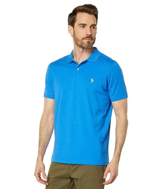 Solid Jersey Polo Shirt