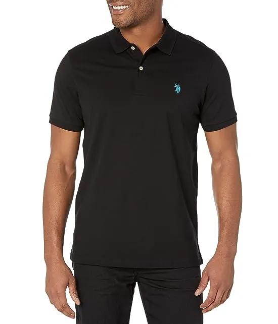 Solid Jersey Polo Shirt