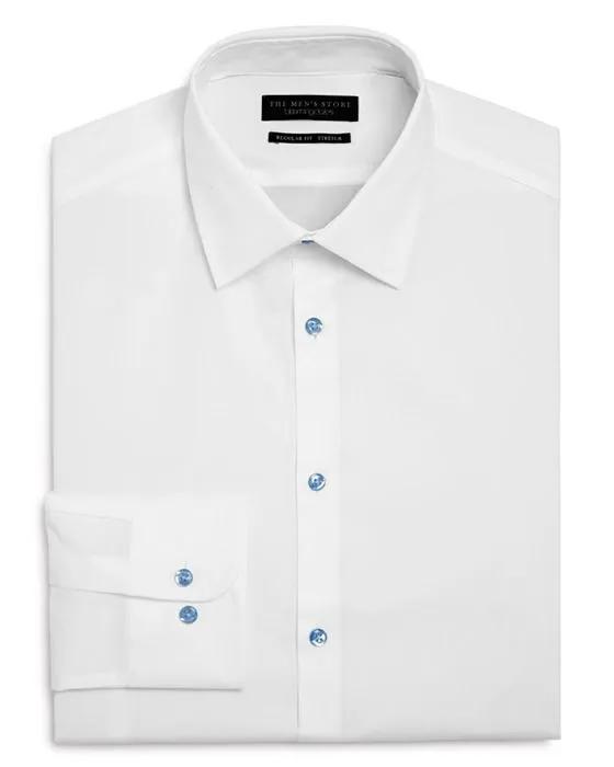 Solid Stretch Regular Fit Dress Shirt - 100% Exclusive