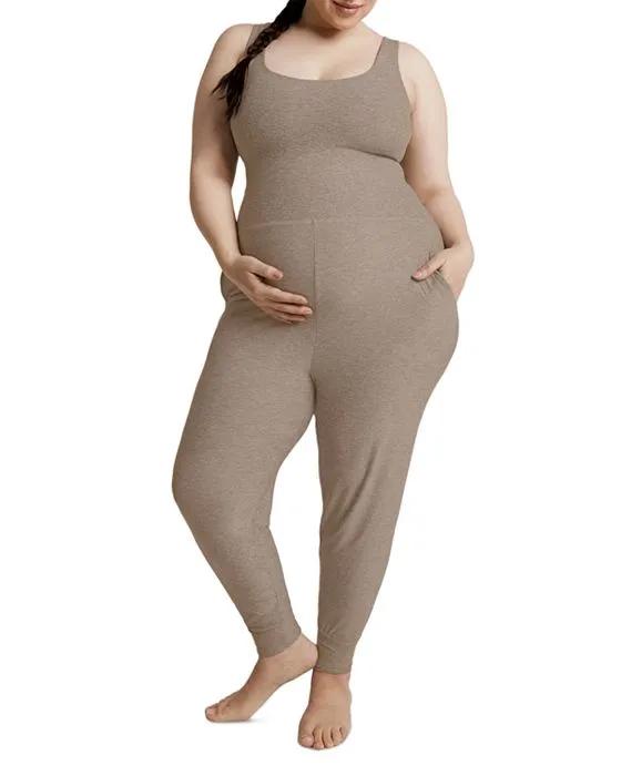 Space Dyed Maternity Jumpsuit