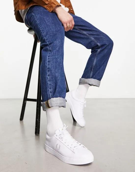Spencer leather sneakers in white