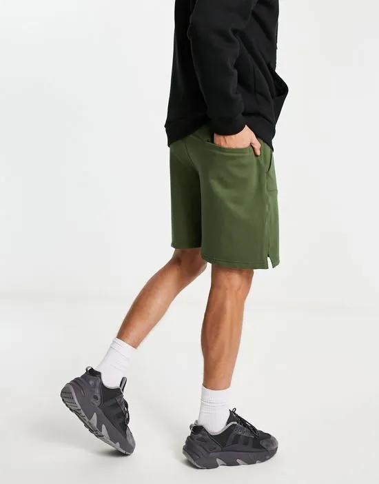 sport shorts in khaki