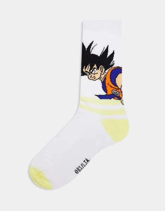 sports socks with Dragon Ball Z design