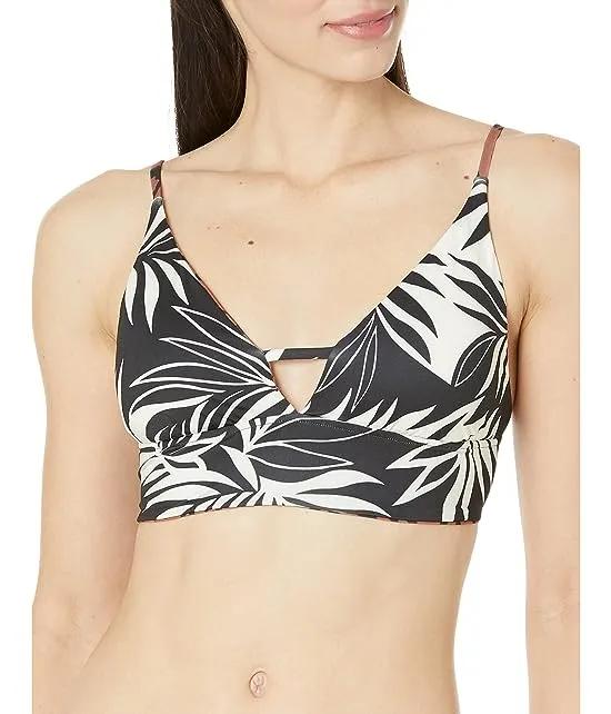 Spotted In Paradise Reversible V-Neck Cami Bikini Top