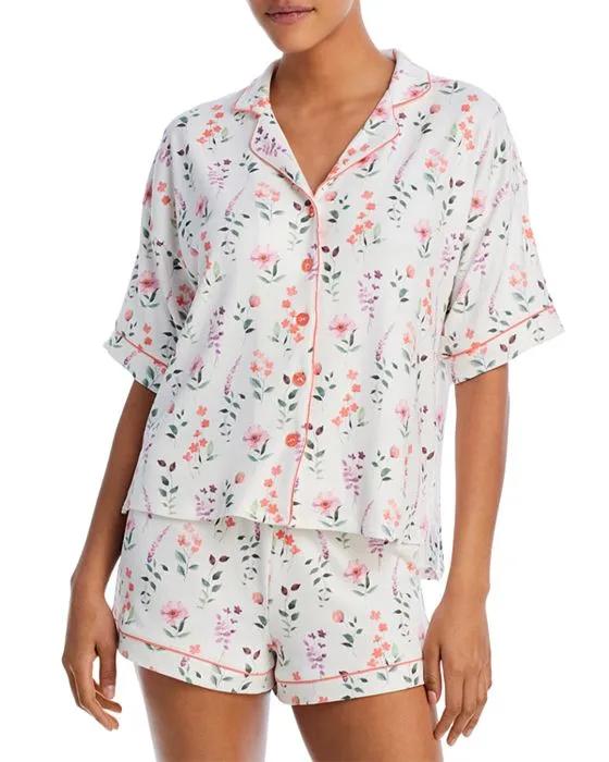 Spring Fling Shorts Pajama Set