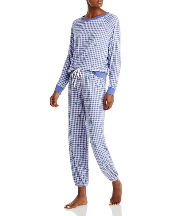 Star Seeker Printed Pajama Set