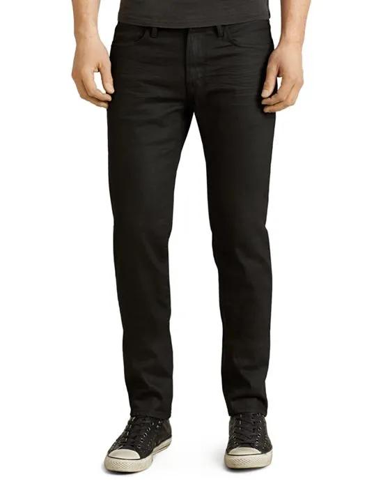 Star USA Bowery Slim Straight Fit Jeans in Jet Black