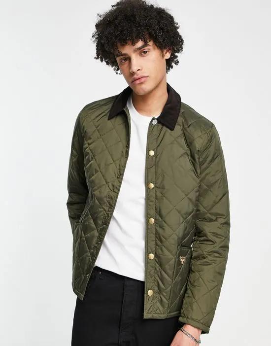 Starling quilted jacket in olive