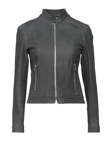 Steel grey Biker jacket