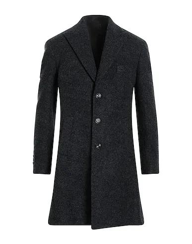 Steel grey Boiled wool Coat