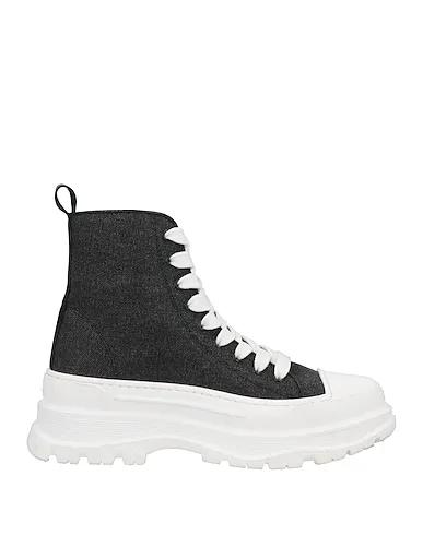 Steel grey Canvas Ankle boot