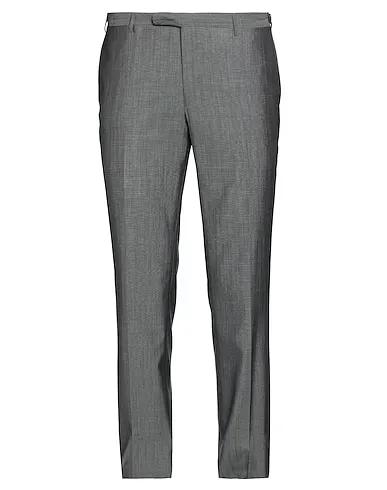 Steel grey Cool wool Casual pants