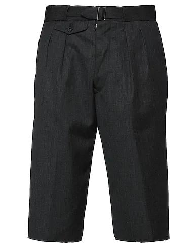 Steel grey Cool wool Cropped pants & culottes