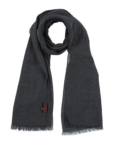 Steel grey Cool wool Scarves and foulards