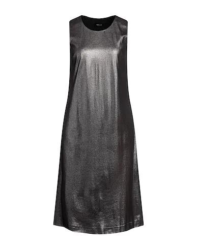 Steel grey Crêpe Midi dress