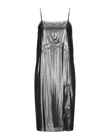 Steel grey Crêpe Short dress